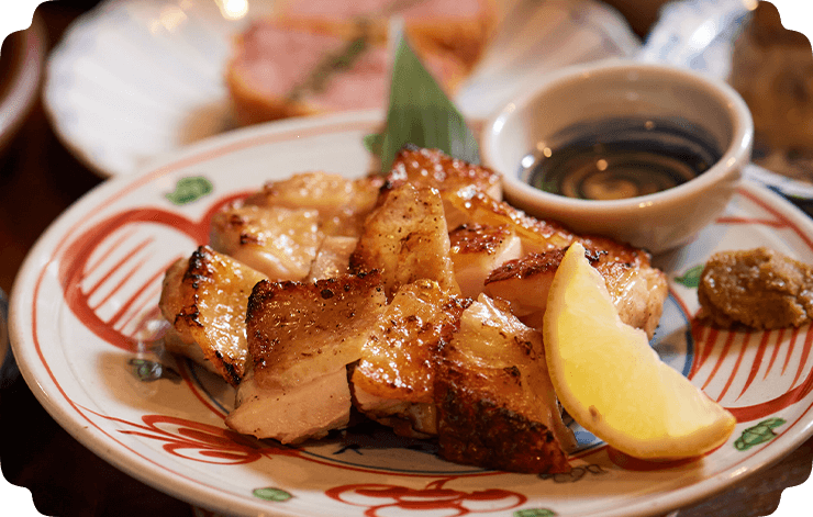天草大王の地鶏焼き