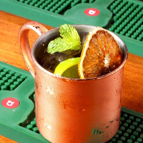 自家製ジンジャーシロップのモスコミュール