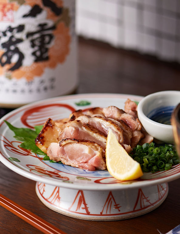 天草地鶏のもも焼き
