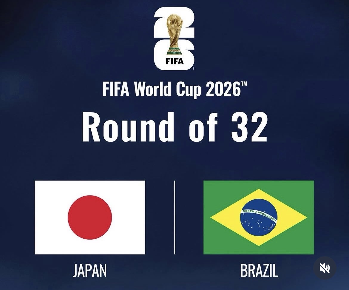 W杯日本vsブラジル